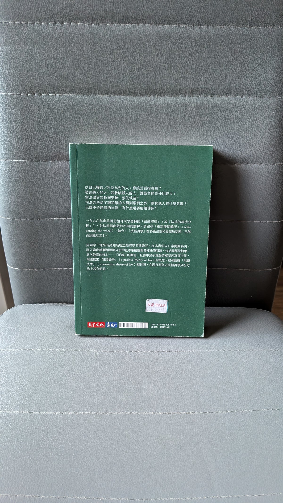 罪與罰之外 - 熊秉元